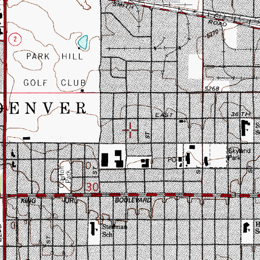 Topographic Map of Watch Care Academy, CO
