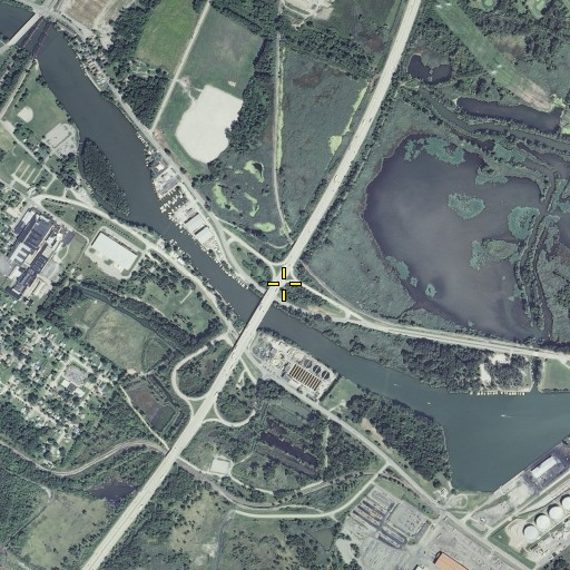 Aerial/Satellite Image of Interchange 13, MI