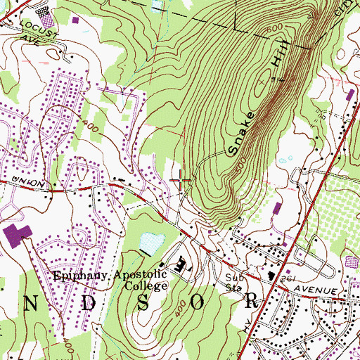 Topographic Map of San Giacomo Park, NY