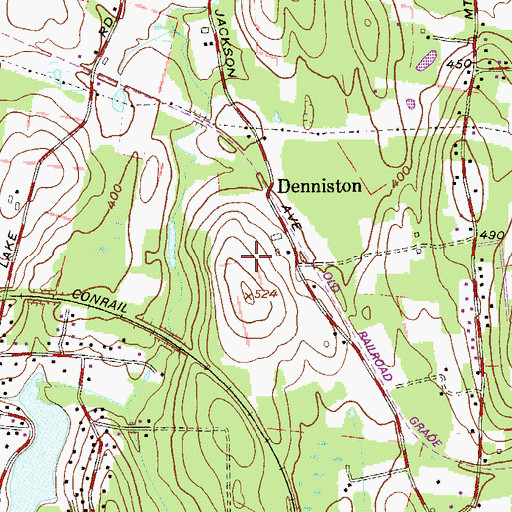 Topographic Map of Pine View Farm, NY