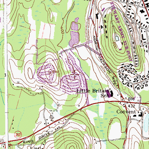 Topographic Map of Stewart Terrace, NY