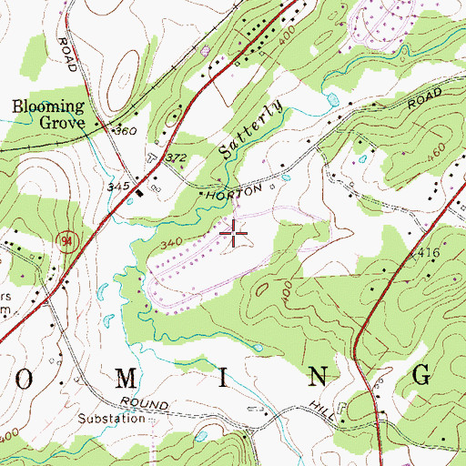 Topographic Map of Tappan Hill, NY