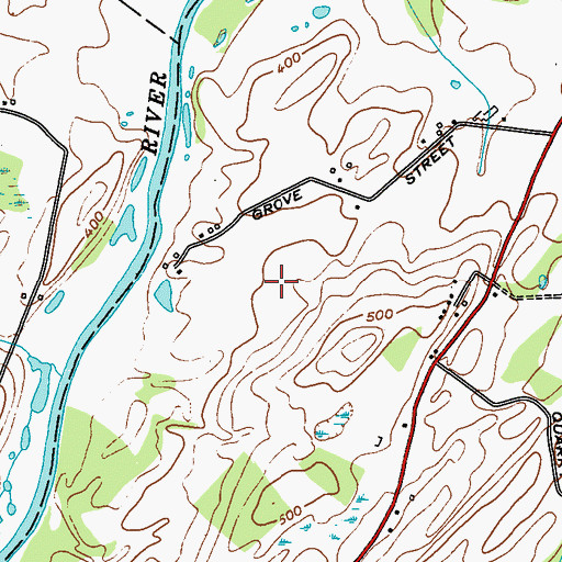 Topographic Map of Thomas Bull Memorial Park, NY