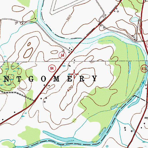 Topographic Map of Willow Hill Farm, NY