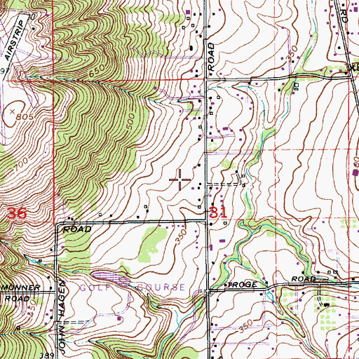 Topographic Map of Pleasant Valley Seventh Day Adventist Church, OR