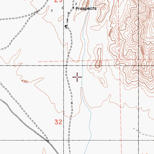 Topographic Map of Jackson Gulch, CA