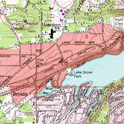 Topographic Map of Whole Life Church, OR