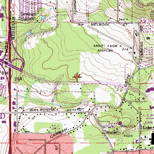 Topographic Map of Church of Jesus Christ of Latter Day Saints, OR