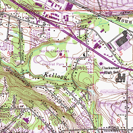 Topographic Map of Eastern Orthodox Church of the Annunciation, OR