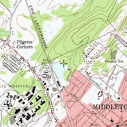 Topographic Map of Fancer Davidge Park, NY