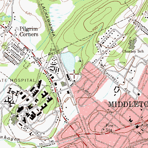 Topographic Map of Summit Field, NY