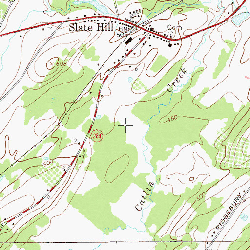 Topographic Map of Shannen Park, NY