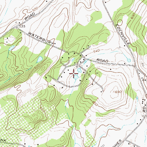 Topographic Map of Points of View, NY