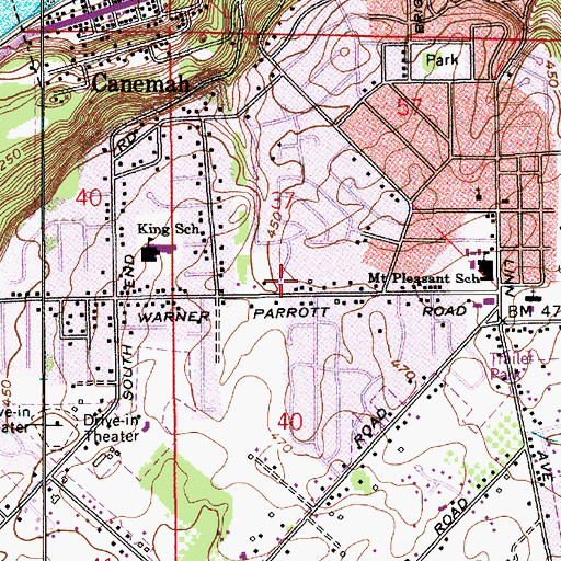 Topographic Map of River of Life Christian Center, OR