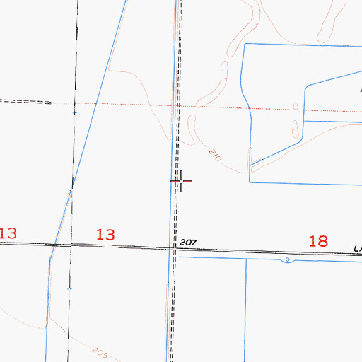 Topographic Map of Jacobs Slough, CA