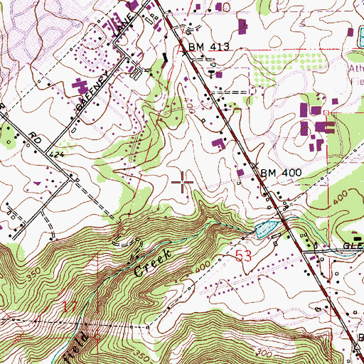 Topographic Map of Prince of Life Lutheran Church, OR