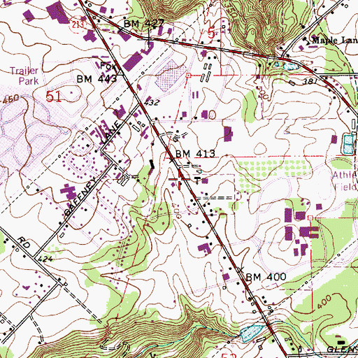 Topographic Map of Followers of Christ Church, OR