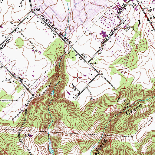 Topographic Map of Light On The Hill Fellowship, OR