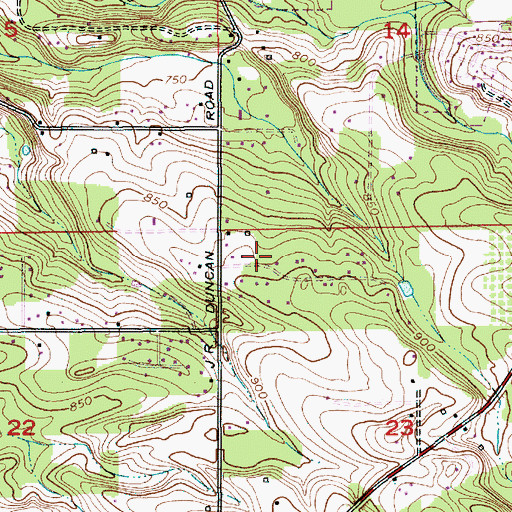 Topographic Map of Gospel of Our Savior Community Chapel, OR