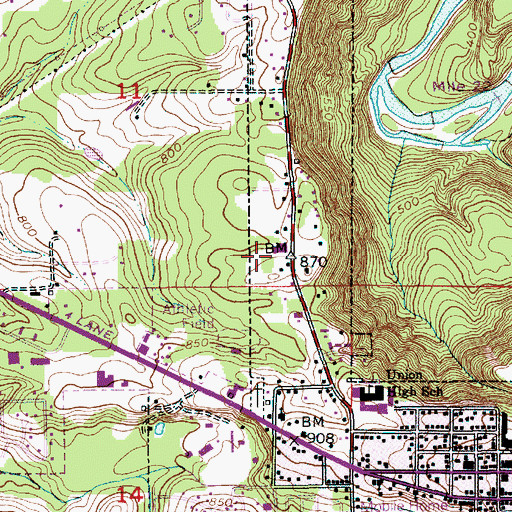Topographic Map of Church of Jesus Christ of Latter Day Saints, OR