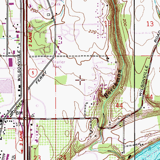 Topographic Map of Church of Jesus Christ of Latter Day Saints, OR