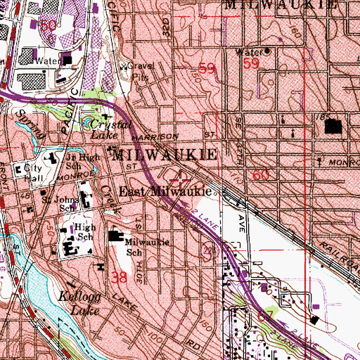 Topographic Map of Christ Church of Co-Creation, OR