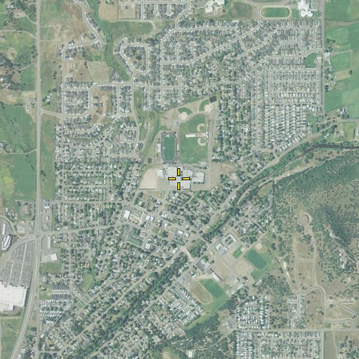 Aerial/Satellite Image of Eagle Point High School, OR