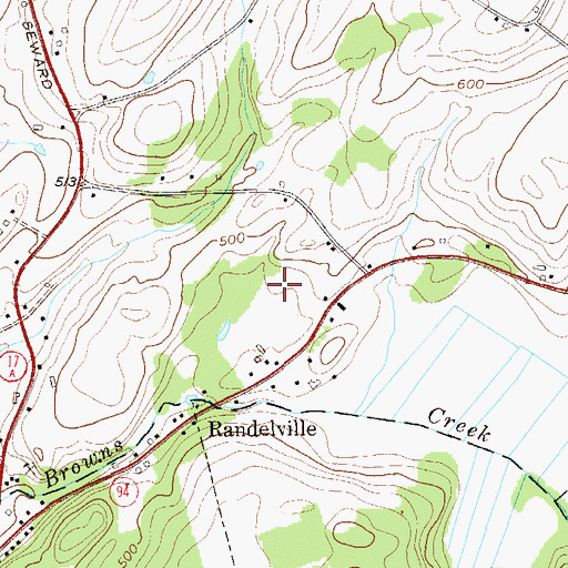 Topographic Map of Eagle Drive Golf Range, NY