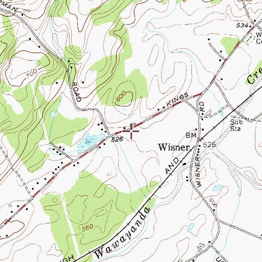 Topographic Map of Kings Plaza Medical Center, NY