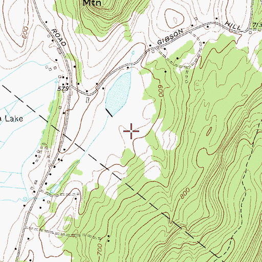 Topographic Map of Bellvale School, NY