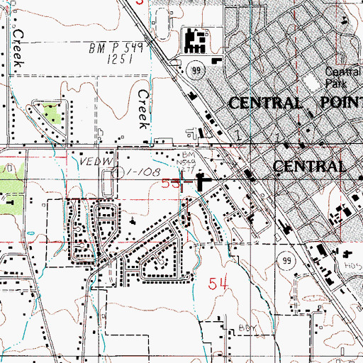 Topographic Map of Richardson Elementary School, OR