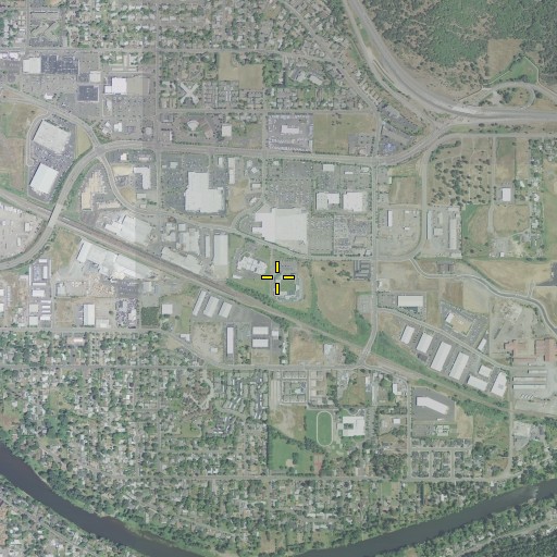 Aerial/Satellite Image of Newbridge High School, OR