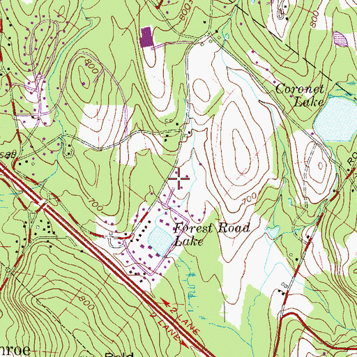 Topographic Map of Sheri Torah School, NY