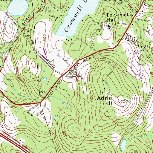 Topographic Map of Ace Farm, NY