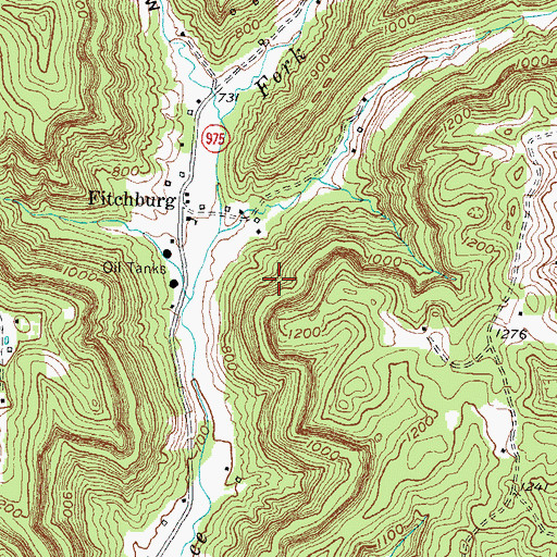 Topographic Map of Aldersgate Camp and Retreat Center, KY