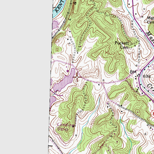 Topographic Map of Stump (historical), KY