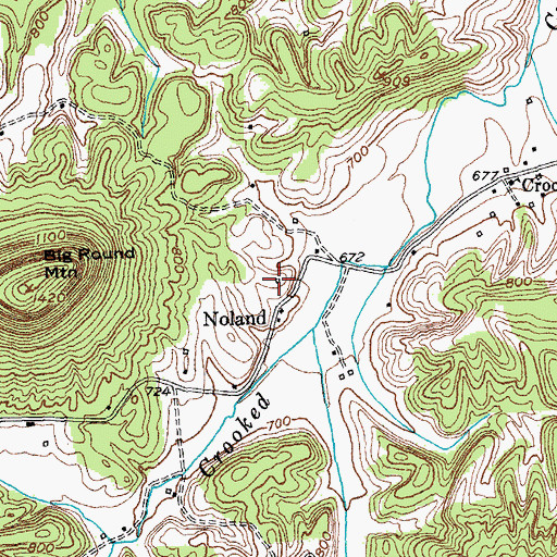 Topographic Map of Thomas (historical), KY