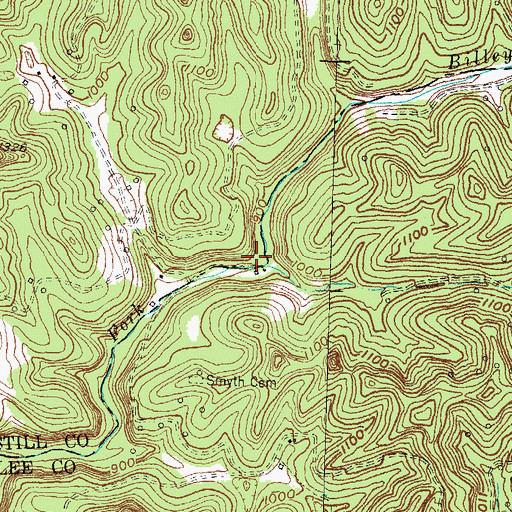 Topographic Map of Beech Grove School (historical), KY