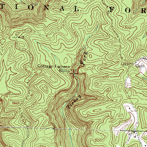 Topographic Map of Marbleyard (historical), KY