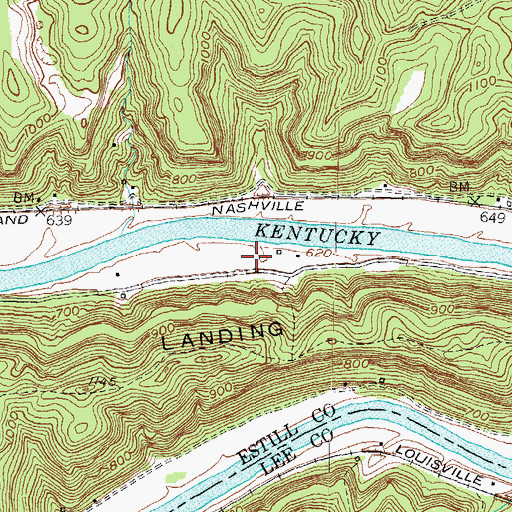 Topographic Map of Shade Post Office (historical), KY