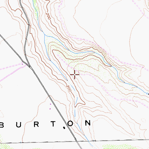 Topographic Map of Jesus Maria, CA