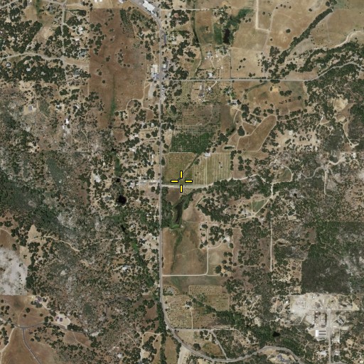 Aerial/Satellite Image of Jim Green Creek, CA