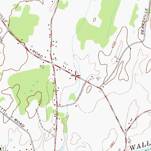 Topographic Map of Faith Baptist Church, NY