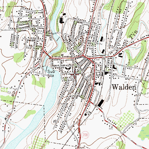 Topographic Map of Saint Benedict's Church, NY