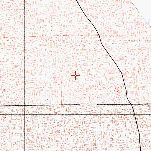 Topographic Map of Joshua Tree National Park Headquarters, CA