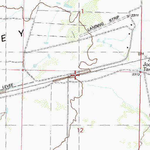 Topographic Map of Forepaugh, AZ