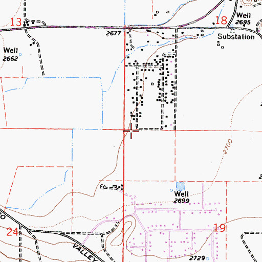 Topographic Map of Kelso Creek, CA