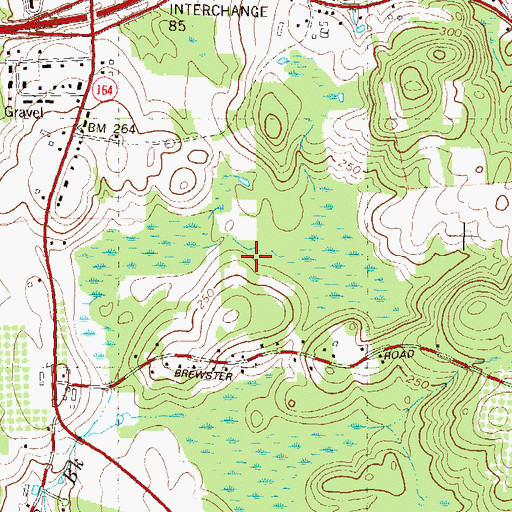 Topographic Map of Bee Field, CT