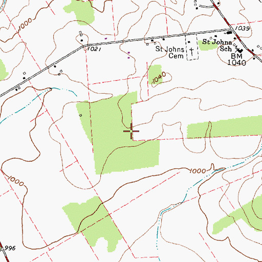 Topographic Map of FL-Airfield, OH