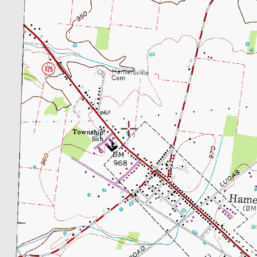 Topographic Map of Mc Kinney Field, OH